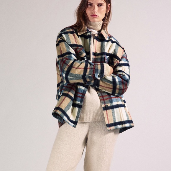 Zara Jackets & Blazers - Zara Wool Blend Overshirt